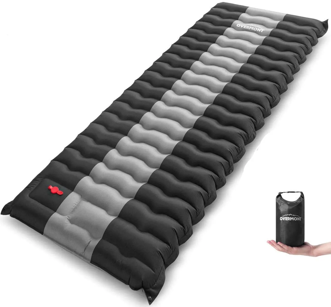 MATELAS AUTOGONFLANT CAMPING OVERMONT K1 SELF INFLATING SLEEPING PAD MAX 200KG